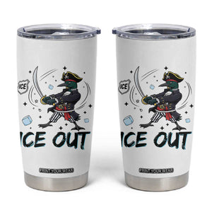 Funny Pirate Common Loon Minnesota Defends Abolish Ice Tumbler Cup TS12 White Print Your Wear