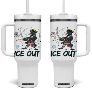 Funny Pirate Common Loon Minnesota Defends Abolish Ice Tumbler With Handle TS12 One Size: 40 oz White Print Your Wear