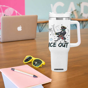 Funny Pirate Common Loon Minnesota Defends Abolish Ice Tumbler With Handle TS12 Print Your Wear