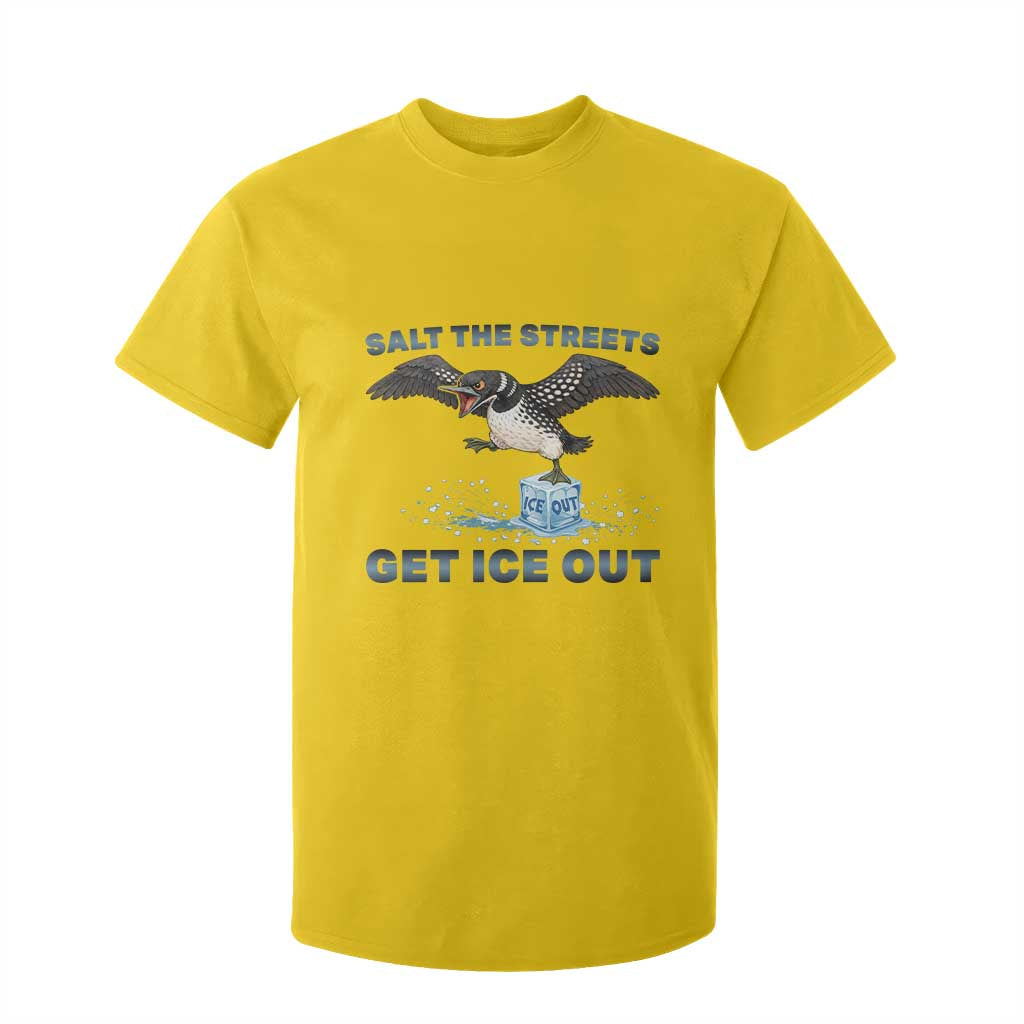 Minnesota Loon Salt The Streets Get Ice Out T Shirt For Kid TS12 Daisy Print Your Wear