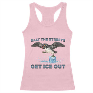 Minnesota Loon Salt The Streets Get Ice Out Racerback Tank Top TS12 Light Pink Print Your Wear