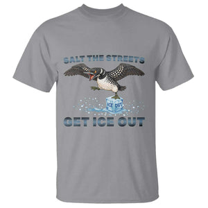 Minnesota Loon Salt The Streets Get Ice Out T Shirt TS12 Sport Gray Print Your Wear