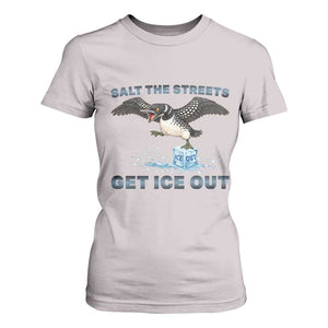Minnesota Loon Salt The Streets Get Ice Out T Shirt For Women TS12 Ice Gray Print Your Wear