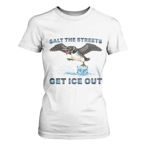 Minnesota Loon Salt The Streets Get Ice Out T Shirt For Women TS12 White Print Your Wear