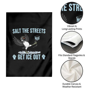Salt The Streets Get Ice Out Garden Flag Resist Minneapolis Political TS12 Print Your Wear