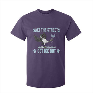 Salt The Streets Get Ice Out T Shirt For Kid Resist Minneapolis Political TS12 Purple Print Your Wear
