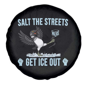 Salt The Streets Get Ice Out Spare Tire Cover Resist Minneapolis Political TS12 Print Your Wear