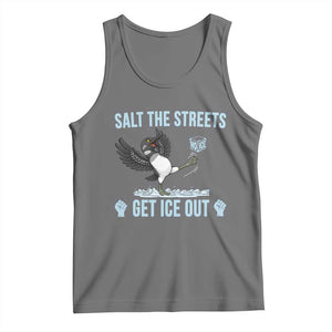 Salt The Streets Get Ice Out Tank Top Resist Minneapolis Political TS12 Black Heather Print Your Wear