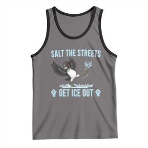 Salt The Streets Get Ice Out Tank Top Resist Minneapolis Political TS12 Deep Heather Black Print Your Wear
