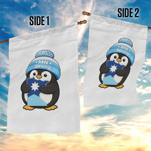 MN Strong Cute Penguin Garden Flag Minnesota State Pride Gift TS12 Print Your Wear