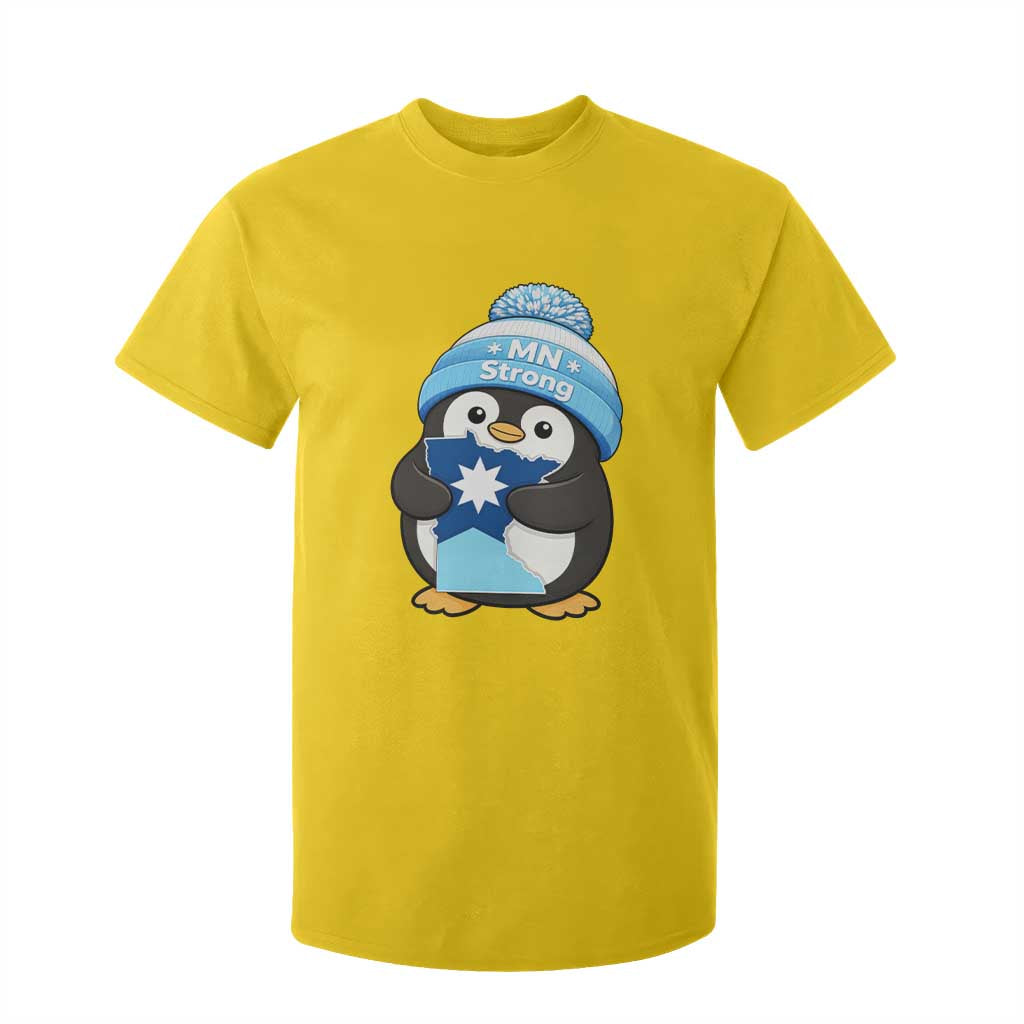 MN Strong Cute Penguin T Shirt For Kid Minnesota State Pride Gift TS12 Daisy Print Your Wear