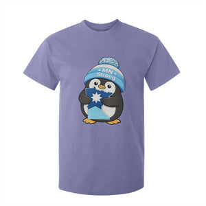 MN Strong Cute Penguin T Shirt For Kid Minnesota State Pride Gift TS12 Violet Print Your Wear