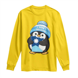 MN Strong Cute Penguin Long Sleeve Shirt Minnesota State Pride Gift TS12 Daisy Print Your Wear