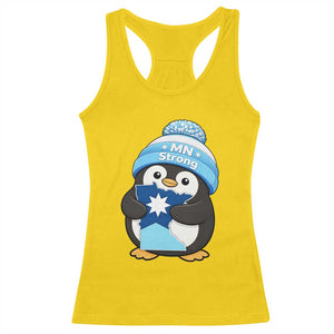 MN Strong Cute Penguin Racerback Tank Top Minnesota State Pride Gift TS12 Daisy Print Your Wear