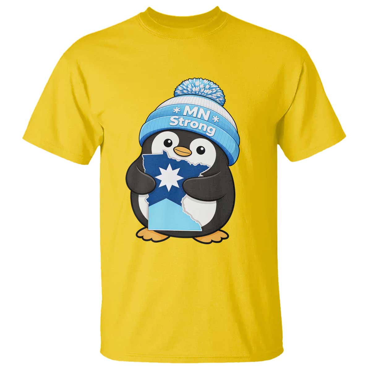 MN Strong Cute Penguin T Shirt Minnesota State Pride Gift TS12 Daisy Print Your Wear