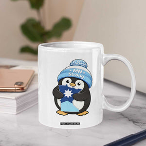 MN Strong Cute Penguin Coffee Mug Minnesota State Pride Gift TS12 Print Your Wear