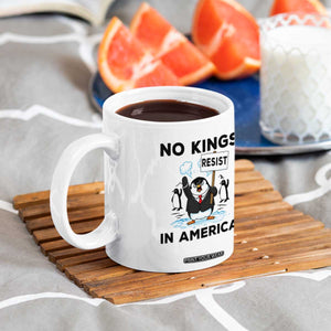 Funny Penguin Protest Coffee Mug No Kings In America TS12 Print Your Wear