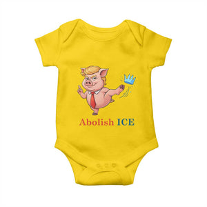 Protest Pig Kicking Icy Crown Baby Onesie Political Humor Gift TS12 Daisy Print Your Wear