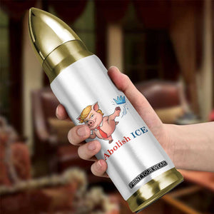 Protest Pig Kicking Icy Crown Bullet Tumbler Political Humor Gift TS12 Print Your Wear