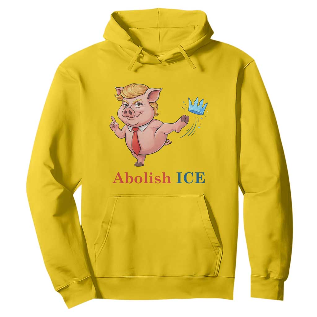 Protest Pig Kicking Icy Crown Hoodie Political Humor Gift TS12 Daisy Print Your Wear