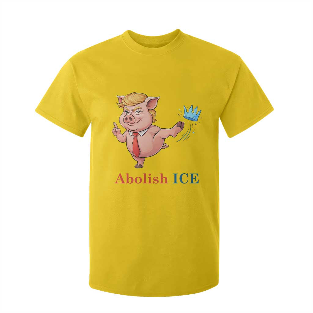 Protest Pig Kicking Icy Crown T Shirt For Kid Political Humor Gift TS12 Daisy Print Your Wear