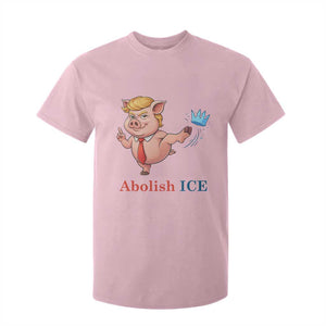 Protest Pig Kicking Icy Crown T Shirt For Kid Political Humor Gift TS12 Light Pink Print Your Wear