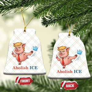 Protest Pig Kicking Icy Crown Ceramic Ornament Political Humor Gift TS12 Print Your Wear