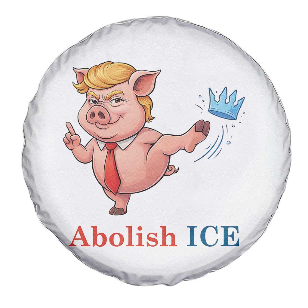 Protest Pig Kicking Icy Crown Spare Tire Cover Political Humor Gift TS12 Print Your Wear