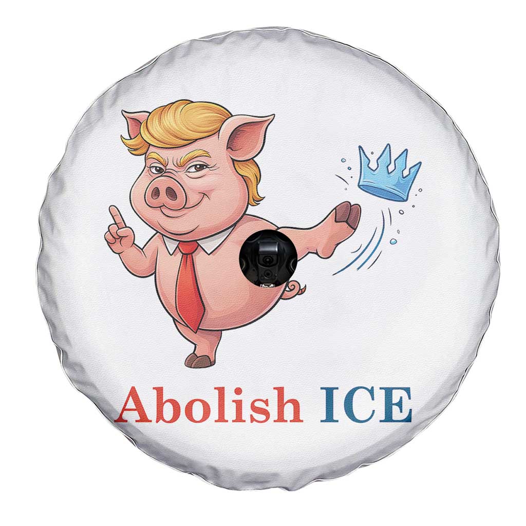 Protest Pig Kicking Icy Crown Spare Tire Cover Political Humor Gift TS12 Print Your Wear