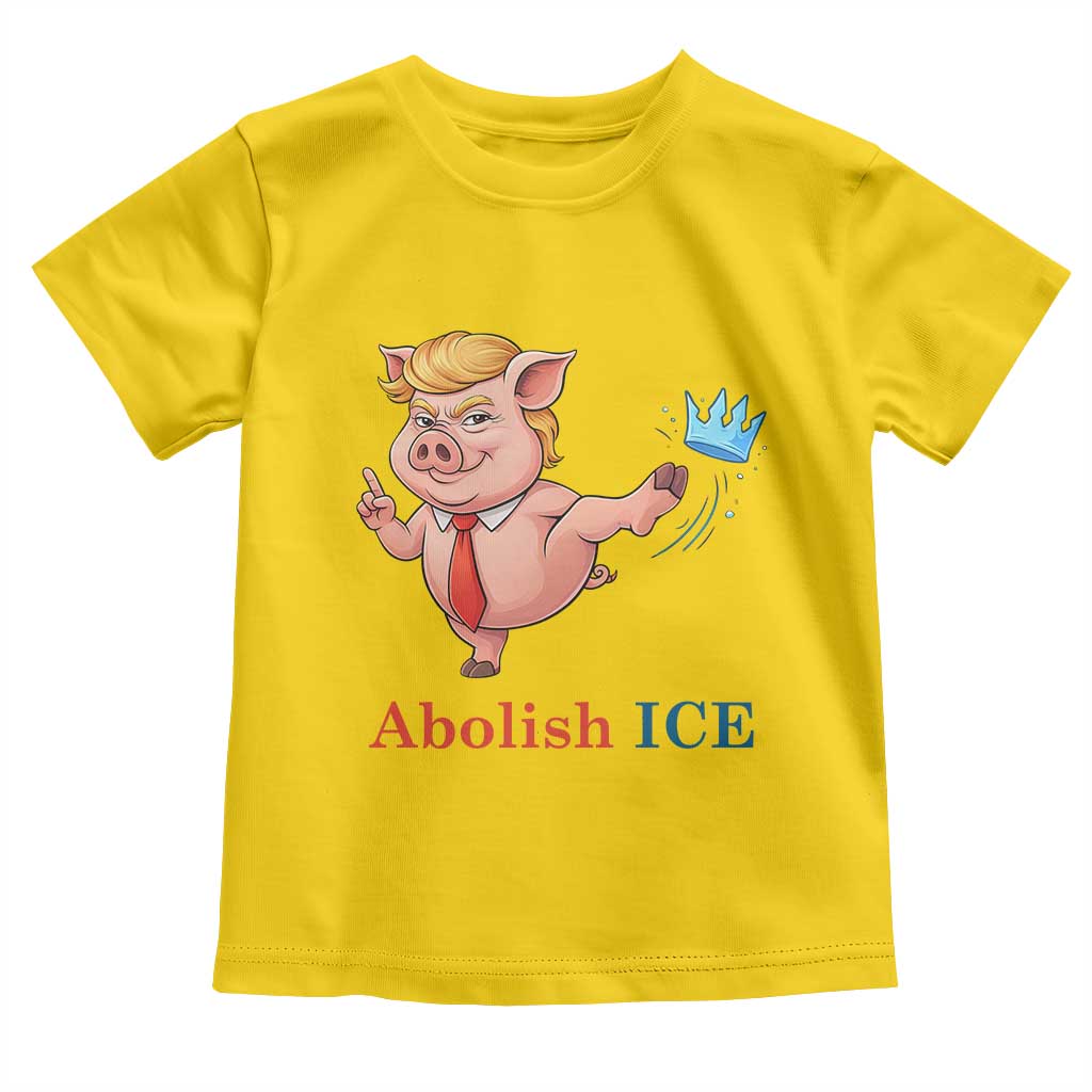 Protest Pig Kicking Icy Crown Toddler T Shirt Political Humor Gift TS12 Daisy Print Your Wear