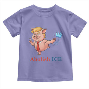 Protest Pig Kicking Icy Crown Toddler T Shirt Political Humor Gift TS12 Violet Print Your Wear