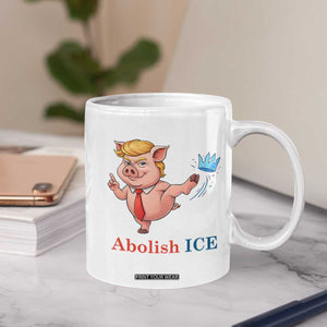 Protest Pig Kicking Icy Crown Coffee Mug Political Humor Gift TS12 Print Your Wear
