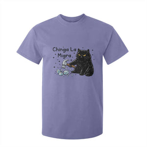 Chinga La Migra T Shirt For Kid Funny Cat Immigration Support TS12 Violet Print Your Wear
