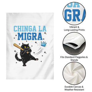 Chinga La Migra Garden Flag Funny Protest Cat Minneapolis Support Gift TS12 Print Your Wear