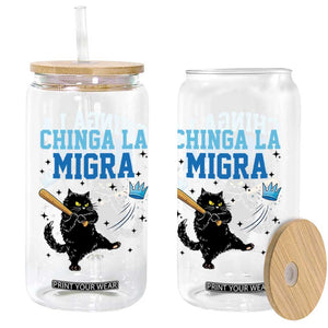 Chinga La Migra Glass Can Funny Protest Cat Minneapolis Support Gift TS12 Print Your Wear