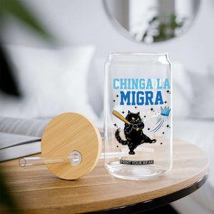 Chinga La Migra Glass Can Funny Protest Cat Minneapolis Support Gift TS12 Print Your Wear