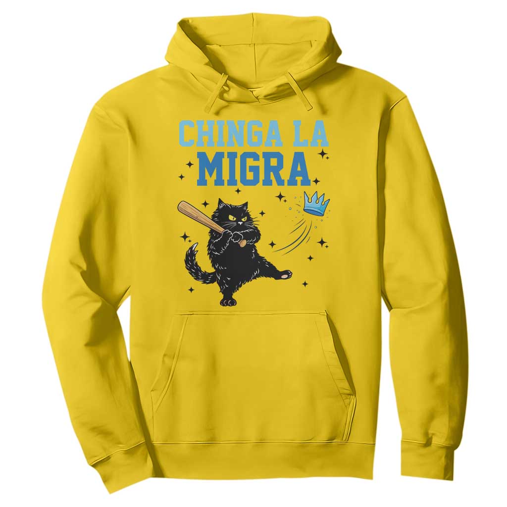 Chinga La Migra Hoodie Funny Protest Cat Minneapolis Support Gift TS12 Daisy Print Your Wear