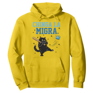 Chinga La Migra Hoodie Funny Protest Cat Minneapolis Support Gift TS12 Daisy Print Your Wear