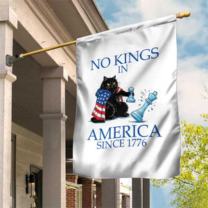 Funny Protest Chess Cat No Kings In America Garden Flag Political Humor Gift TS12 Print Your Wear