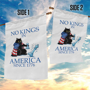 Funny Protest Chess Cat No Kings In America Garden Flag Political Humor Gift TS12 Print Your Wear