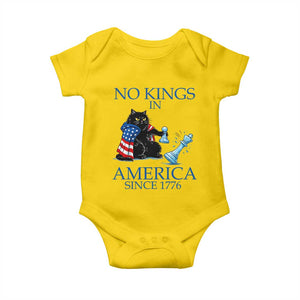 Funny Protest Chess Cat No Kings In America Baby Onesie Political Humor Gift TS12 Daisy Print Your Wear
