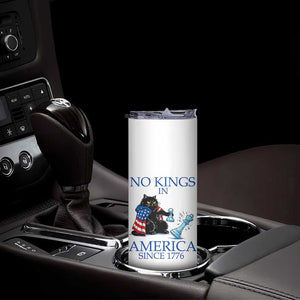 Funny Protest Chess Cat No Kings In America Skinny Tumbler Political Humor Gift TS12 Print Your Wear