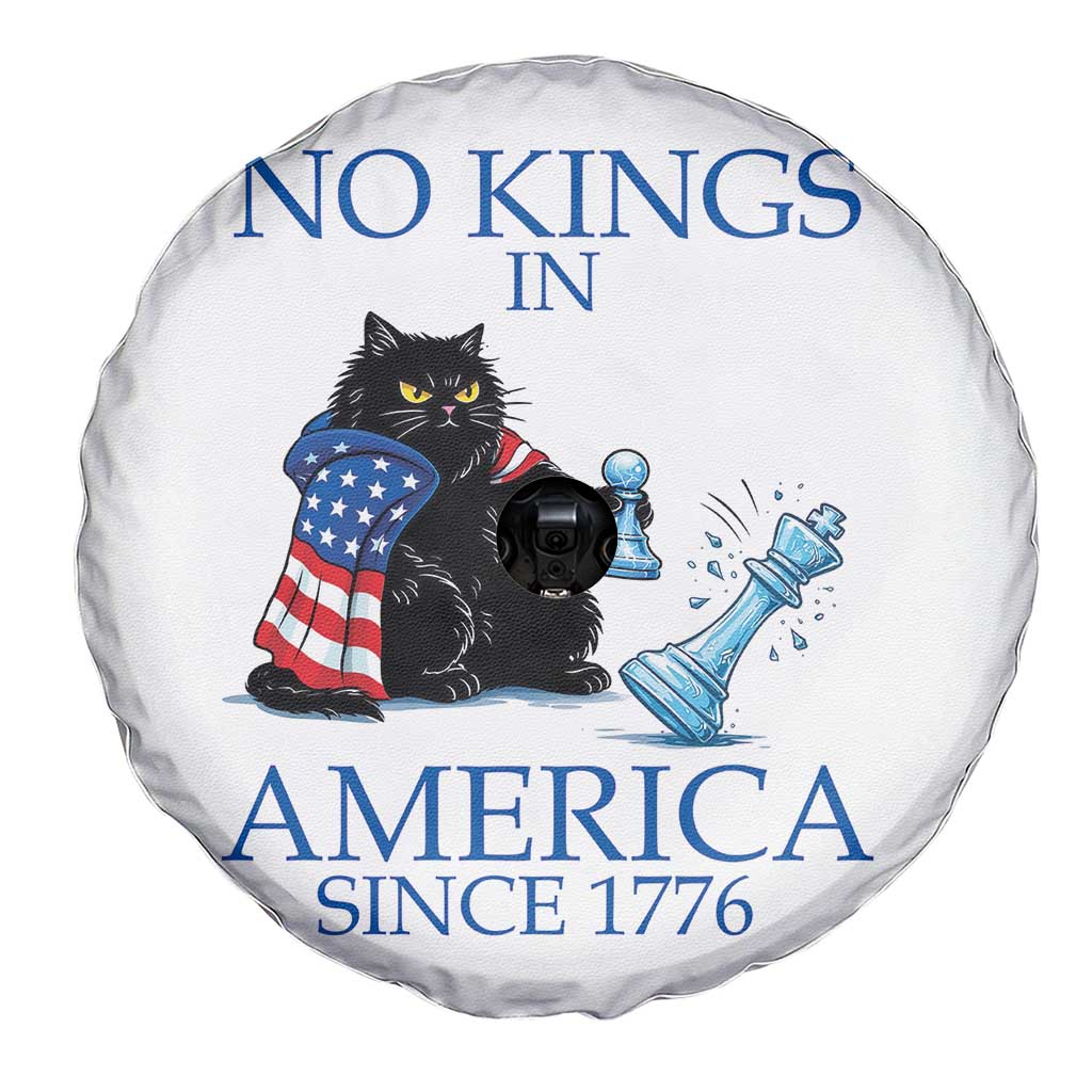 Funny Protest Chess Cat No Kings In America Spare Tire Cover Political Humor Gift TS12 Print Your Wear