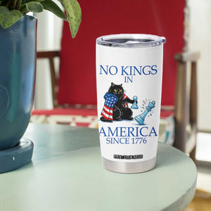 Funny Protest Chess Cat No Kings In America Tumbler Cup Political Humor Gift TS12 Print Your Wear