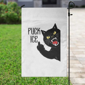 Funny Fck Ice Black Cat Garden Flag Resist Minneapolis Political TS12 Print Your Wear