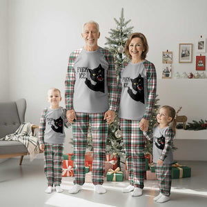 Funny Fck Ice Black Cat Plaid Pajama Set Resist Minneapolis Political TS12 Christmas Plaid Print Your Wear