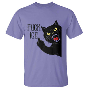 Funny Fck Ice Black Cat T Shirt Resist Minneapolis Political TS12 Violet Print Your Wear