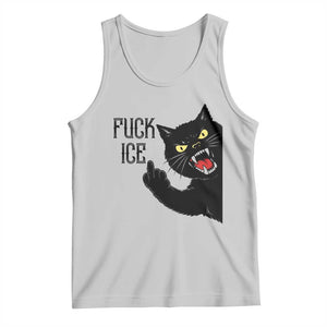 Funny Fck Ice Black Cat Tank Top Resist Minneapolis Political TS12 Ash Print Your Wear