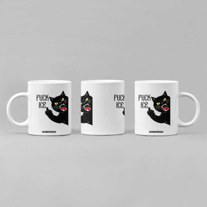 Funny Fck Ice Black Cat Coffee Mug Resist Minneapolis Political TS12 Print Your Wear