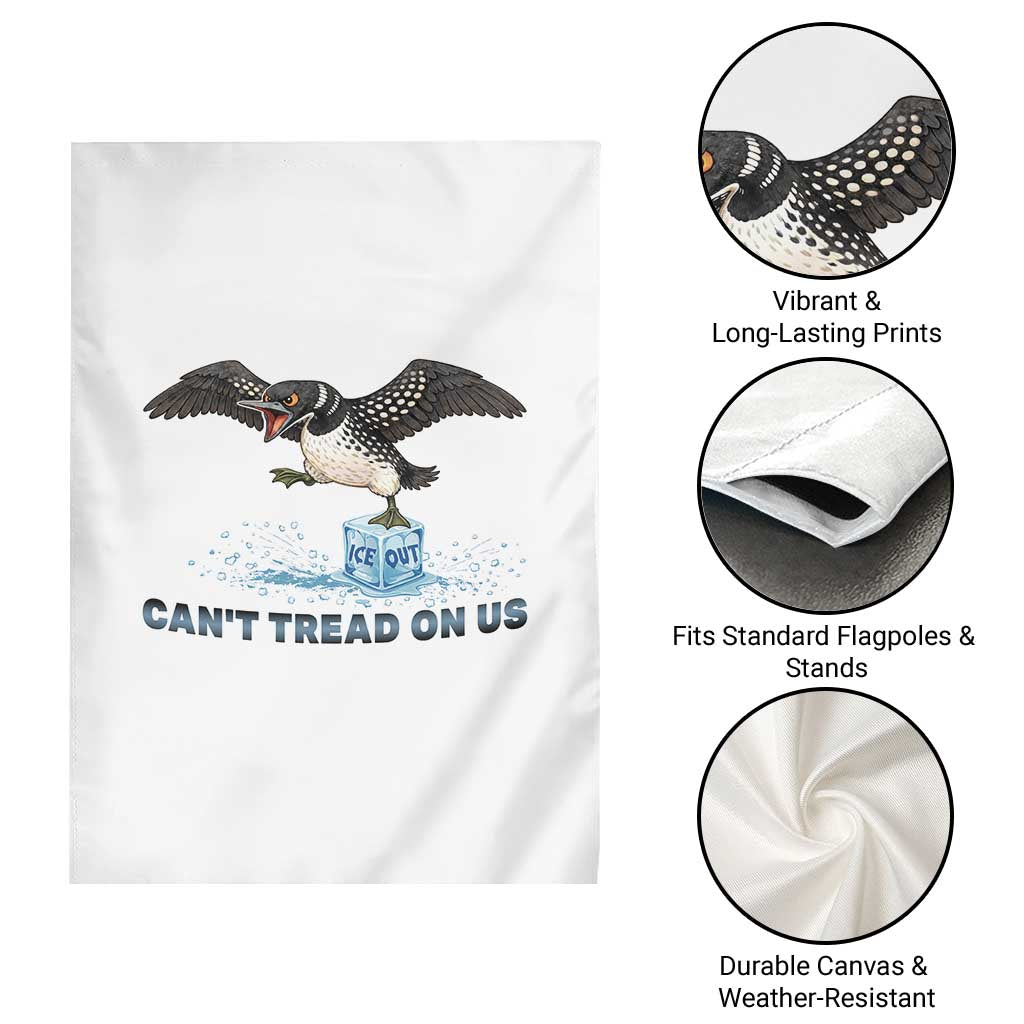 Can Not Tread On Us Minnesota Loon Garden Flag Anti ICE MN Protest TS12 Print Your Wear
